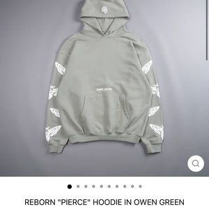 SOLD OUT - Darc sport REBORN "PIERCE" HOODIE IN OWEN GREEN